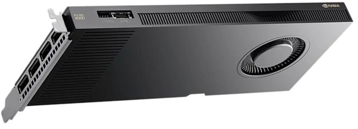 HP RTX PRO 4000 Blackwell - 24GB GDDR7 RAM - Grafikkort