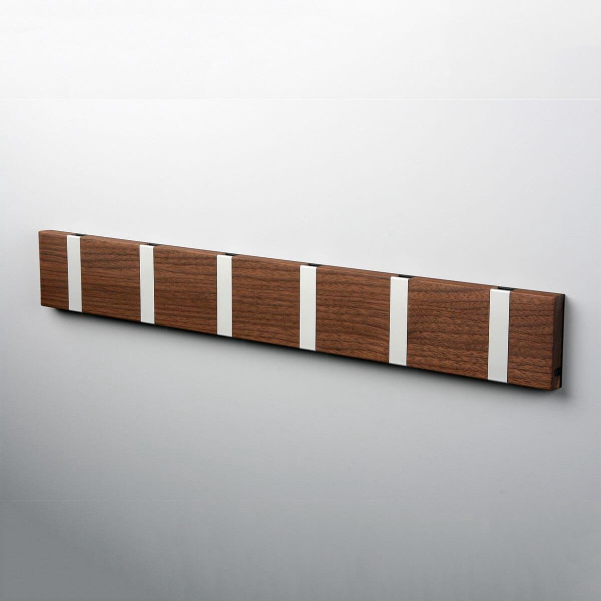 LoCa Perchero de pared Knax 60 cm nogal aceitado-gris