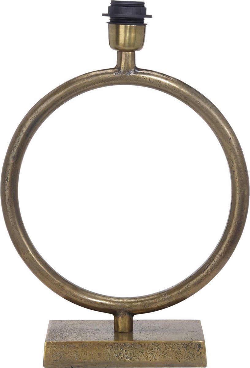 PR Home Pie de lámpara Circle 54 cm latón en bruto