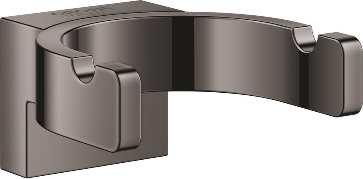 Grohe Selection Dobbelt krog til badekåbe, Poleret Hard Graphite