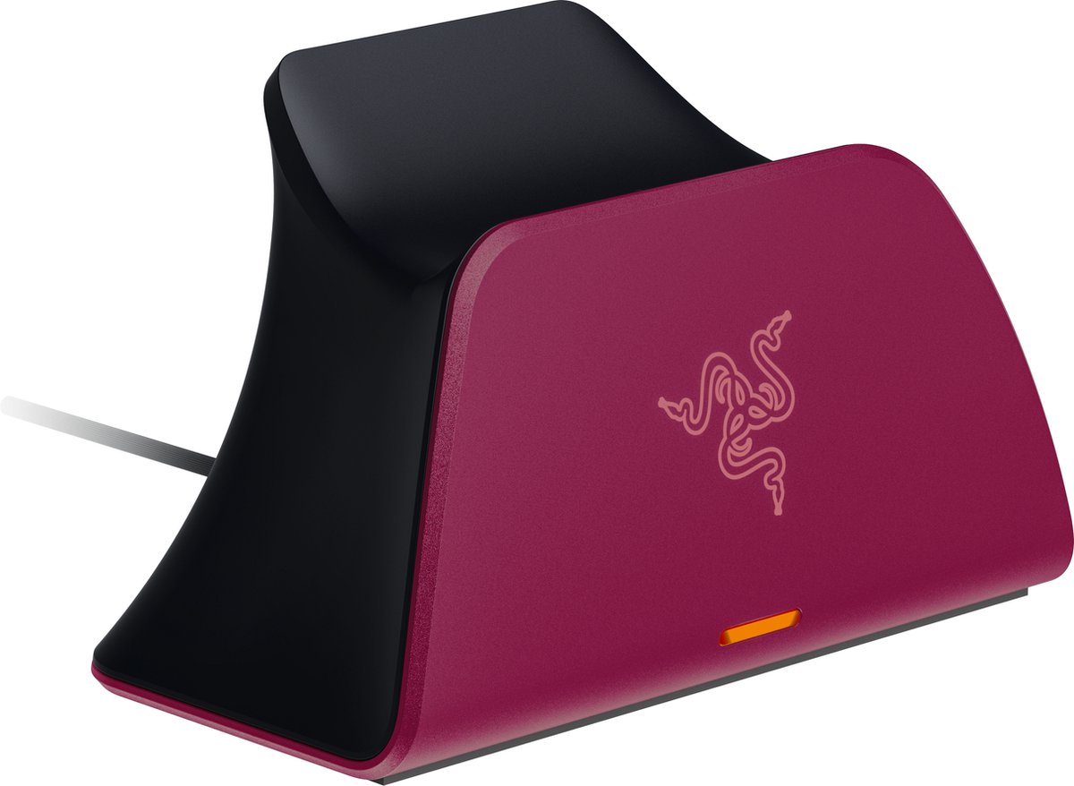 Razer Quick Charging Stand for Dual Sense controller - Red - Wired Tilbehør til spillekonsol - Sony PlayStation 5