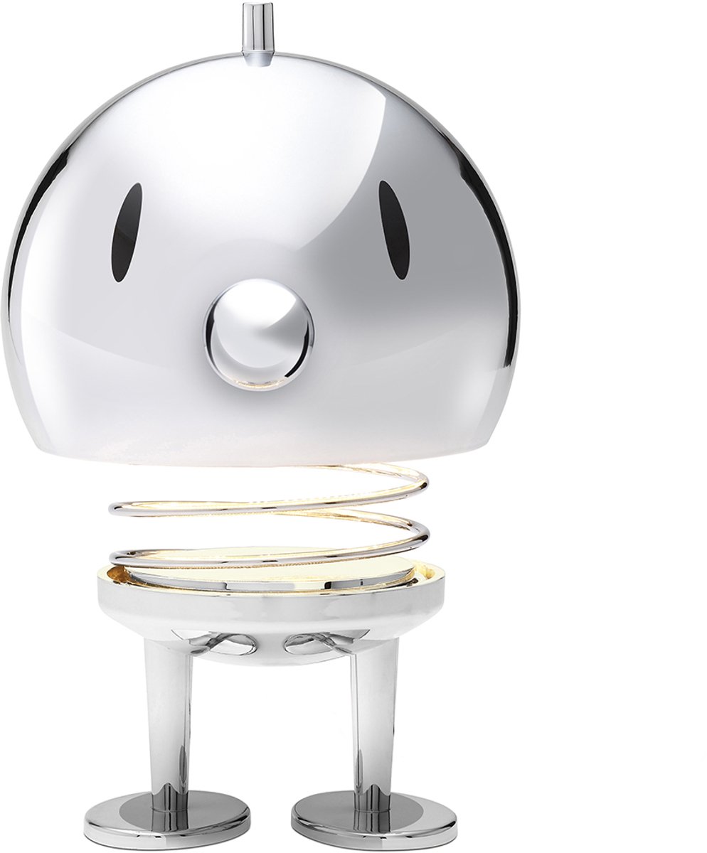 Hoptimist Lámpara LED portátil Hoptimist XL Chrome