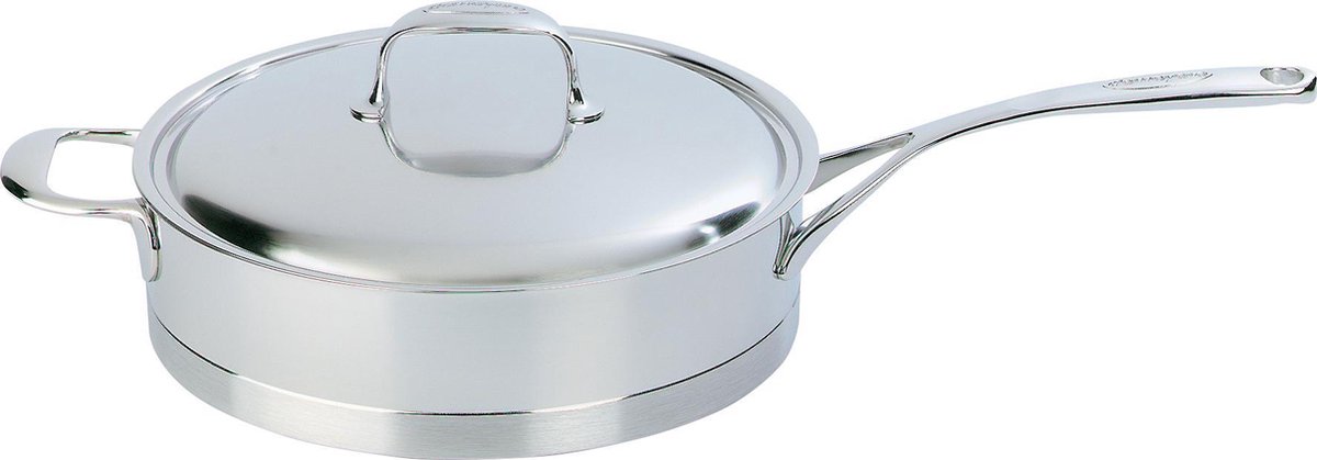 Demeyere Atlantis 7 sartén con tapa de acero inoxidable Ø24 cm