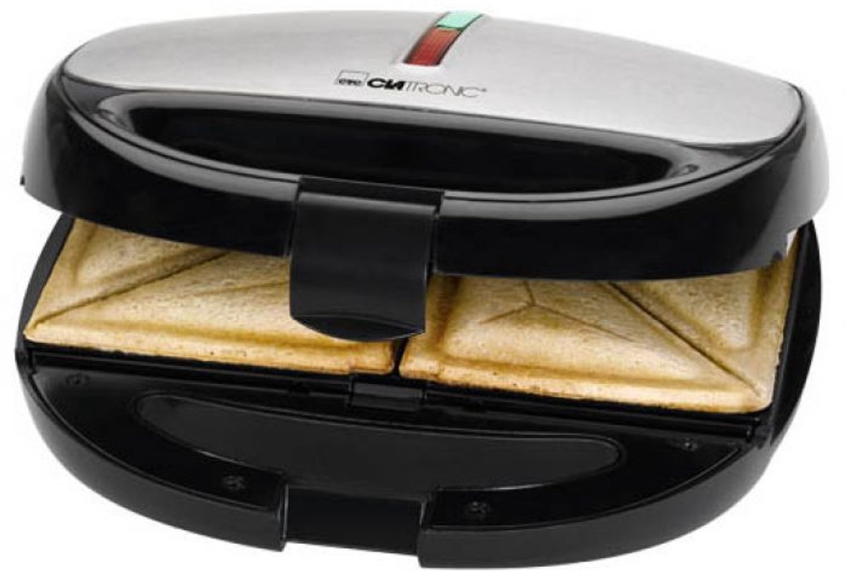 Clatronic ST/WA 3670 - sandwich maker / waffle maker / grill - black/inox