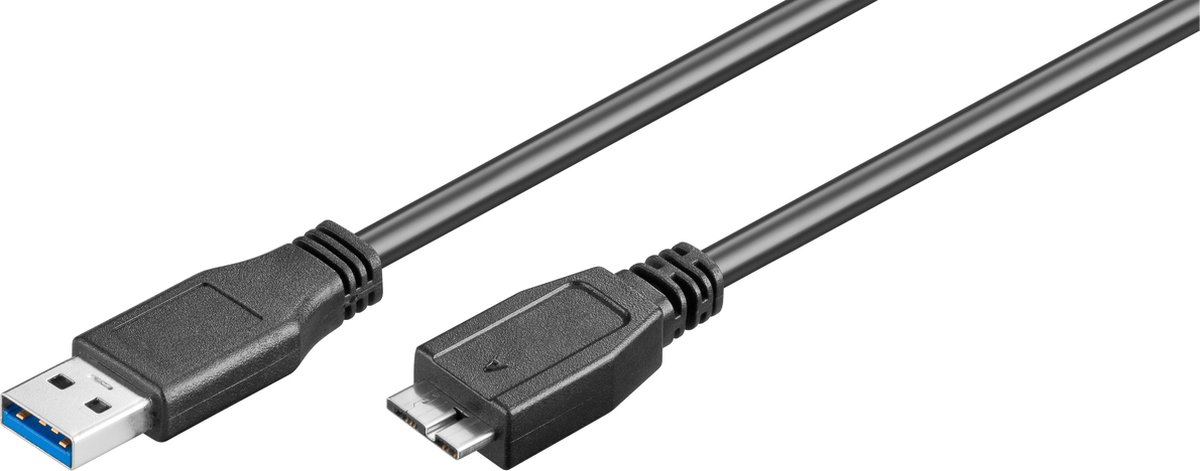 Pro USB-A <-> USB Micro-B 3.0 - 3m - Sort