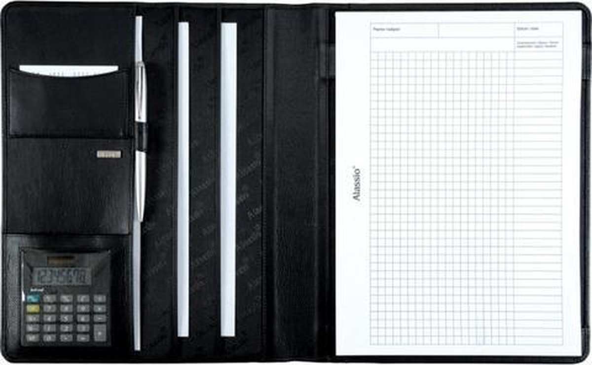 Alassio Konferenzmappe CREMONA 25 x 3 x 32 cm Schwarz