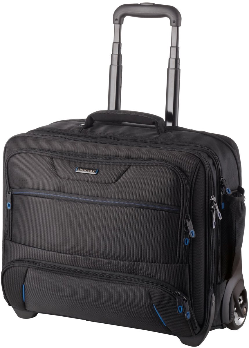 LIGHTPAK Reisetasche Nylon Schwarz 46115