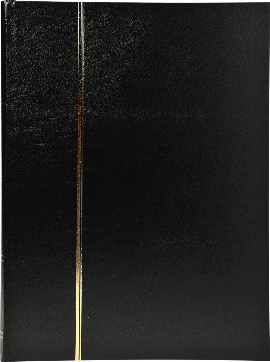 Exacompta Briefmarkenalbum Gebunden 22,5 x 30,5 cm Schwarz 64 Seiten