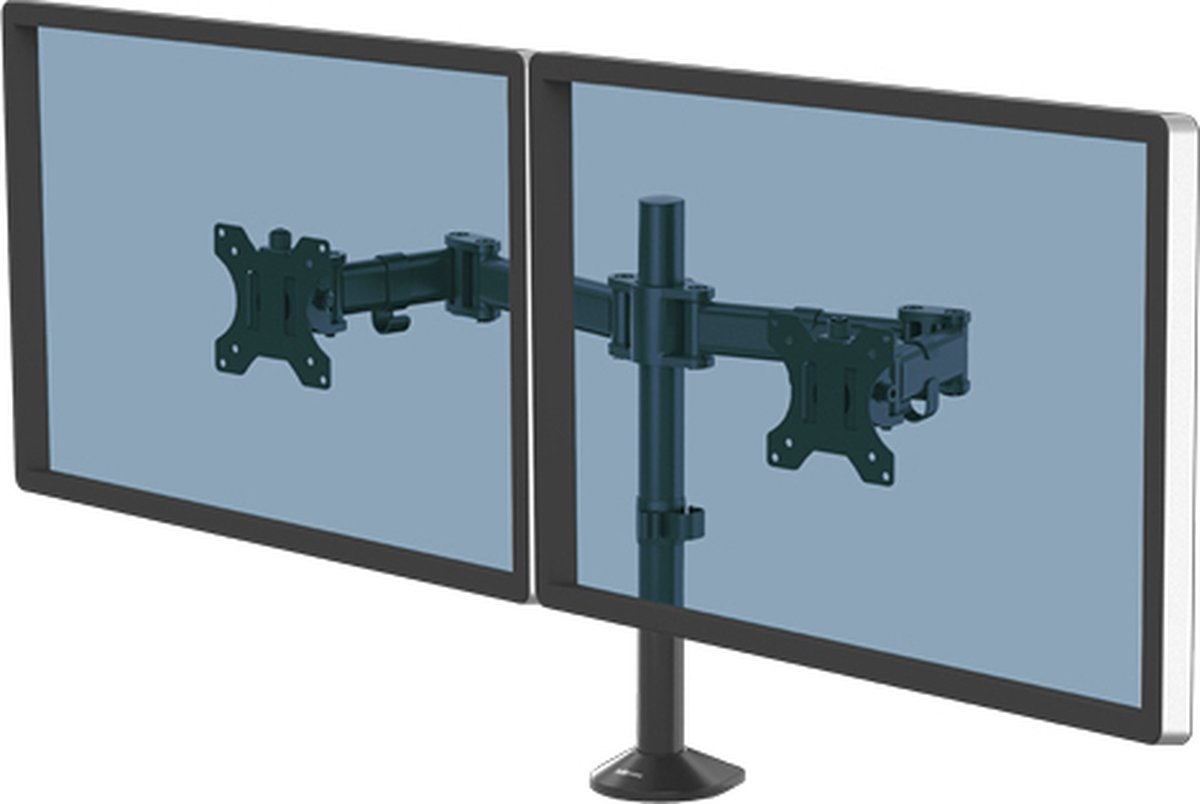 Fellowes Dualer Monitorarm Reflex höhenverstellbar 550 x 116 X 490mm 27 Zoll Schwarz