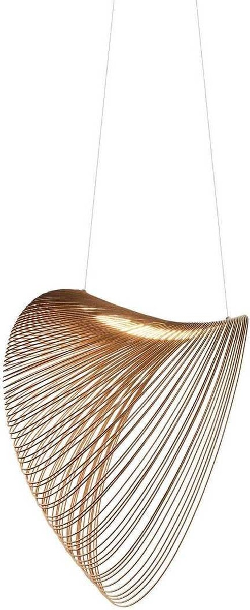 Luceplan Suspension Illan birch, ø60cm