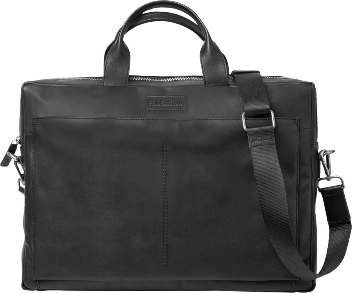 PRIDE AND SOUL Mover Laptoptasche 42 x 8 x 30 cm Leder Schwarz