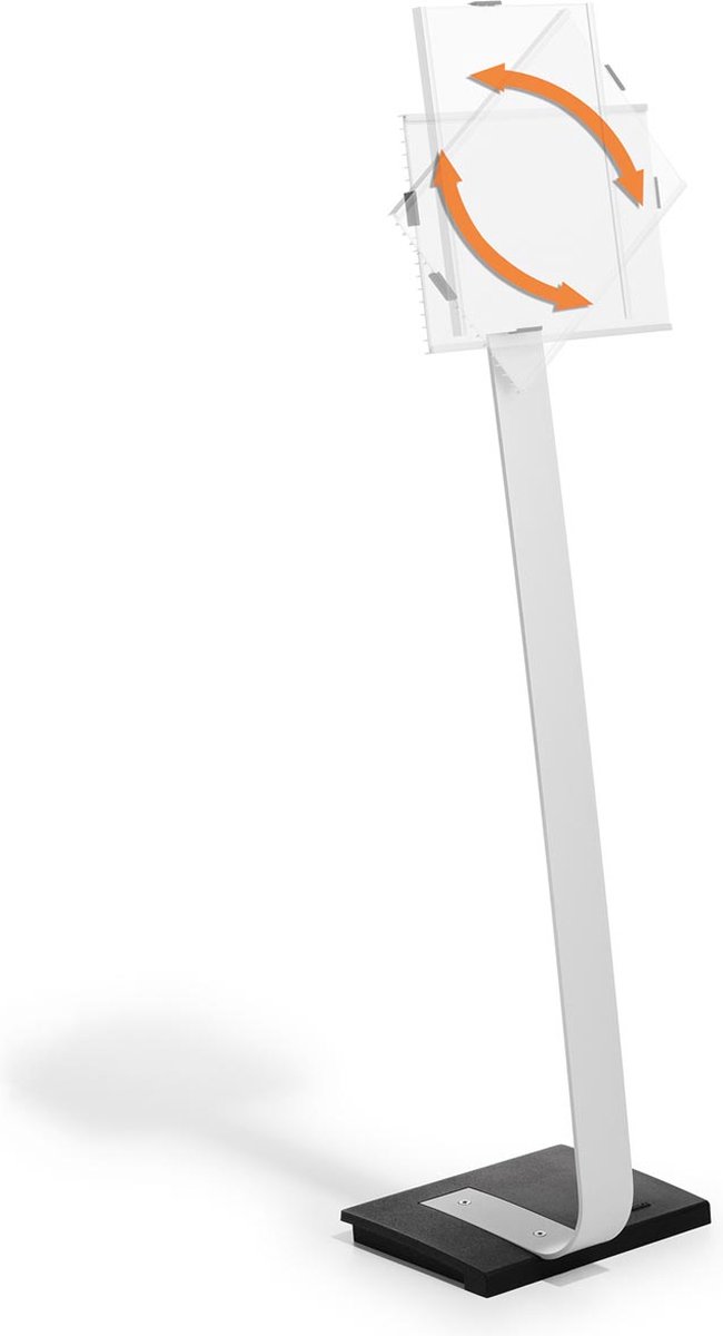 DURABLE Informationsschild Aluminium, Acrylglas 36,5 x 111 cm Info Sign Stand