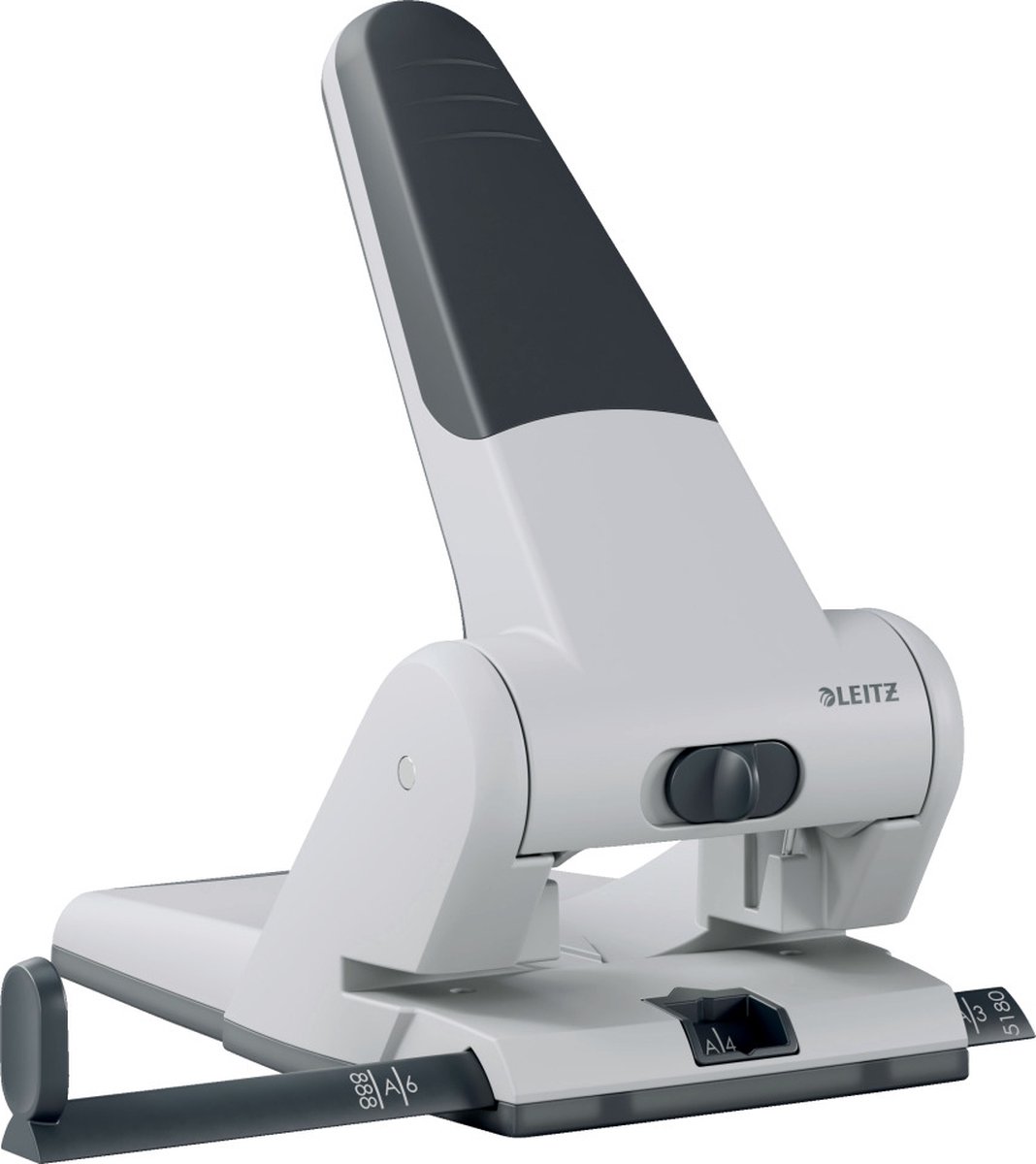 Leitz 2 Löcher Extrastarker Registraturlocher 5180 Metall Powersave 65 Blatt Weiß