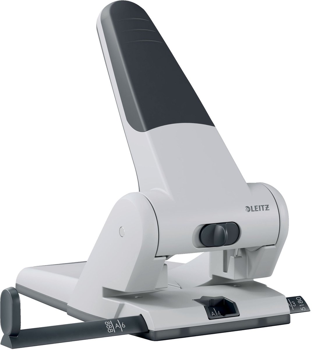 Leitz 2 Löcher Extrastarker Registraturlocher 5180 Metall Powersave 65 Blatt Schwarz