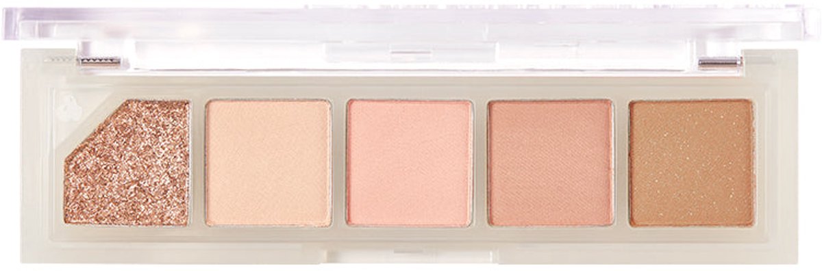Unleashia, Mood Shower Eye Palette, Nr. 2 Rosendusche, 4g white