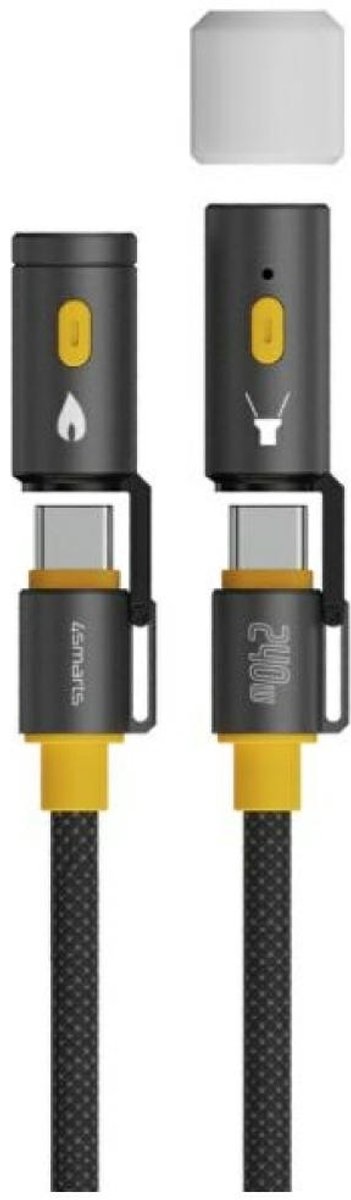 4smarts 3-in-1 USB-C Cable Set Explorer 240W - 1.5 m