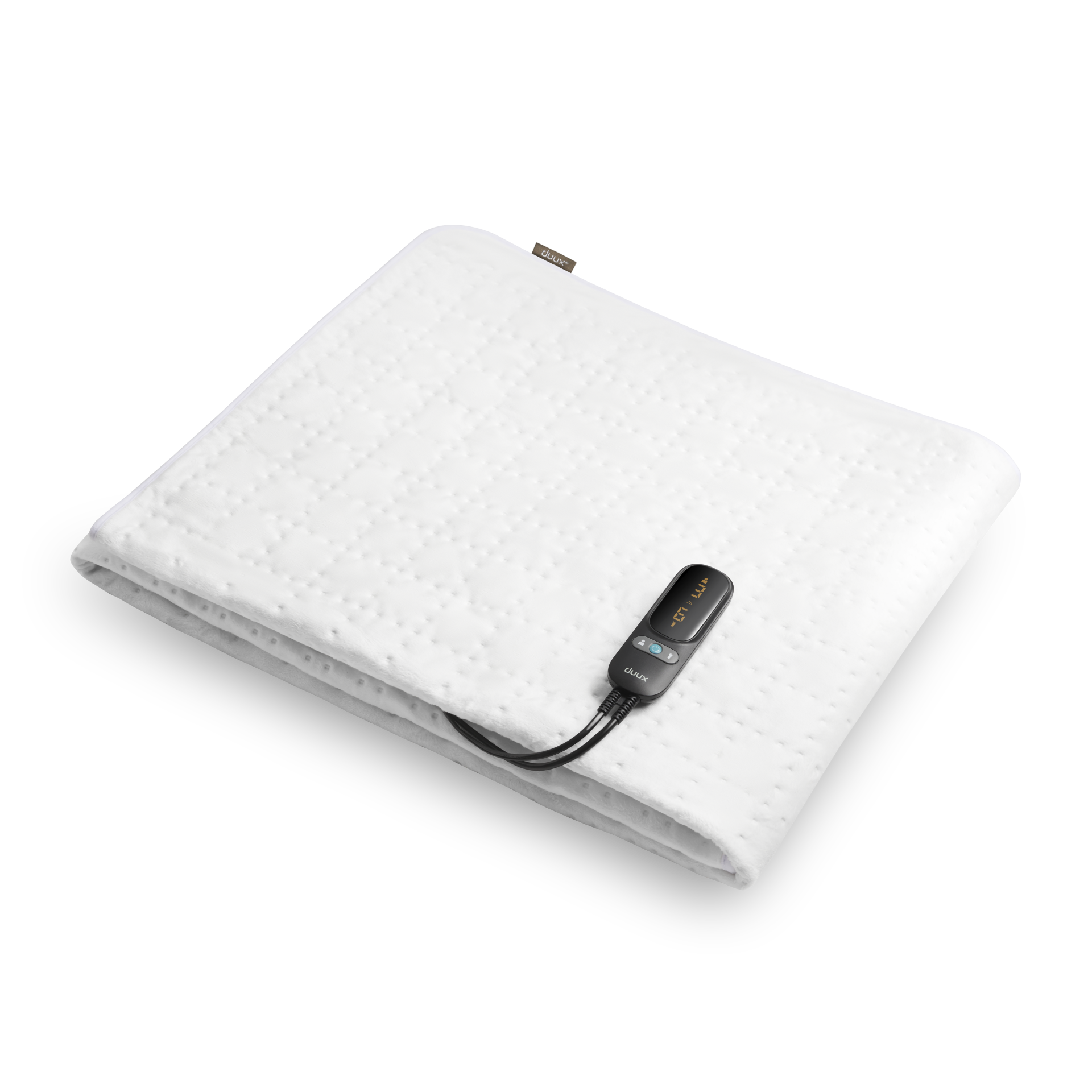 Duux Snooze Fleece Heizunterbett – Single - 200×90 cm - 6 Heizstufen - Fleece