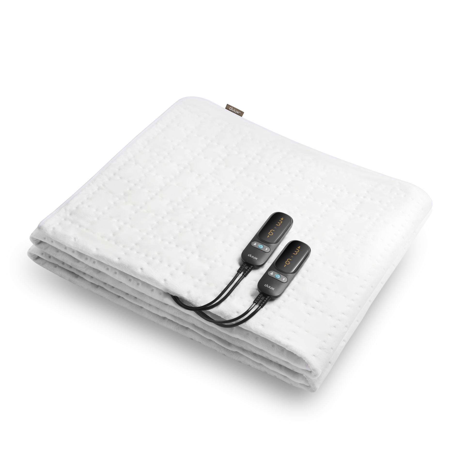 Duux Snooze Fleece Heizunterbett – King - 200×155 cm - 6 Heizstufen - 2 Zonen