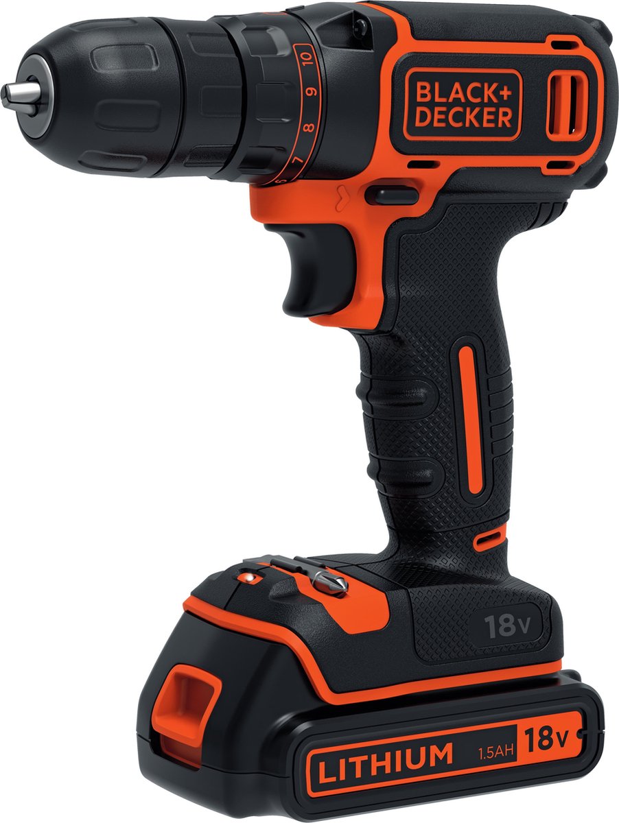 Black & Decker BLACK+DECKER BDCDC18-QW drill/driver - cordless included charger