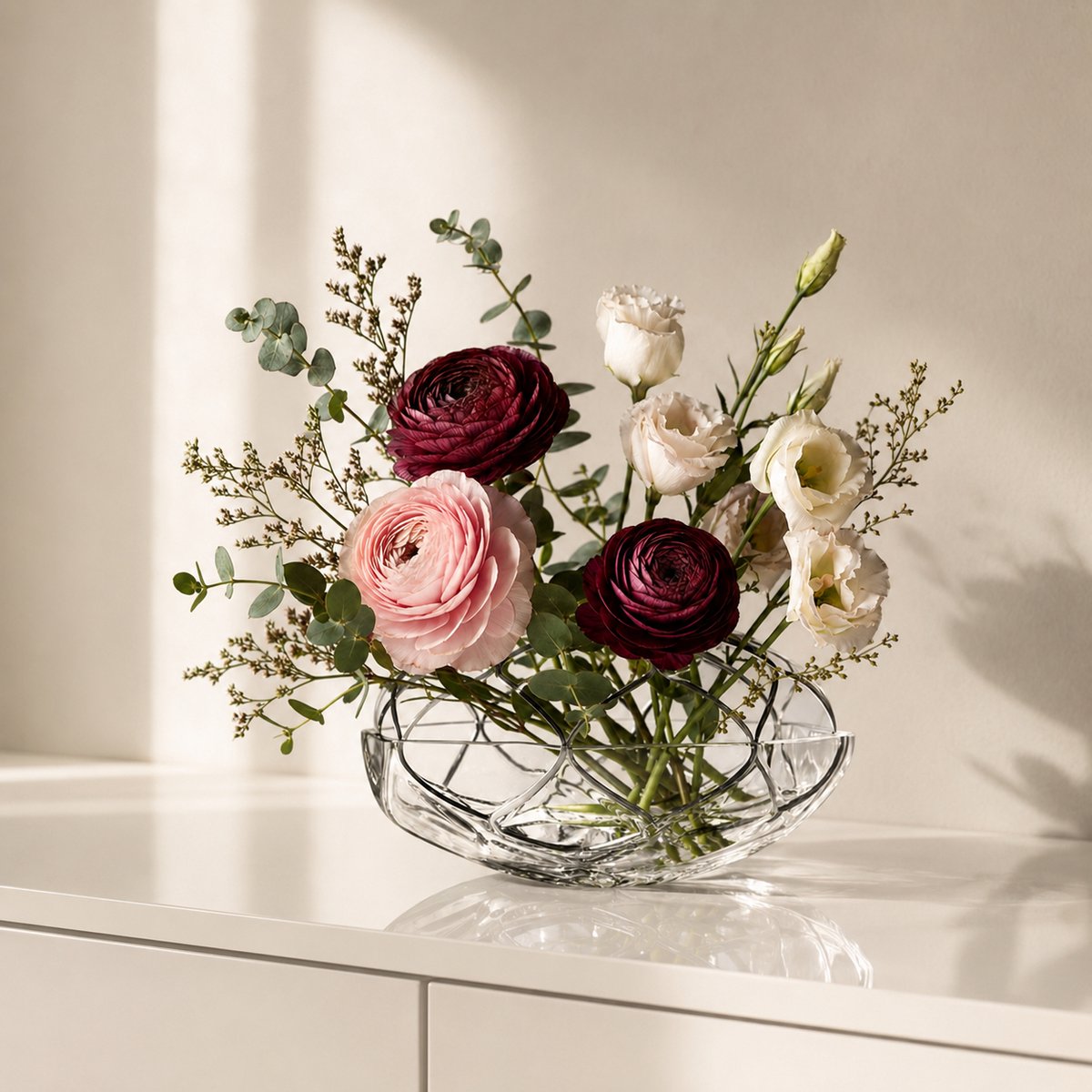 Orrefors Jarrón Bloom Ø 23 cm