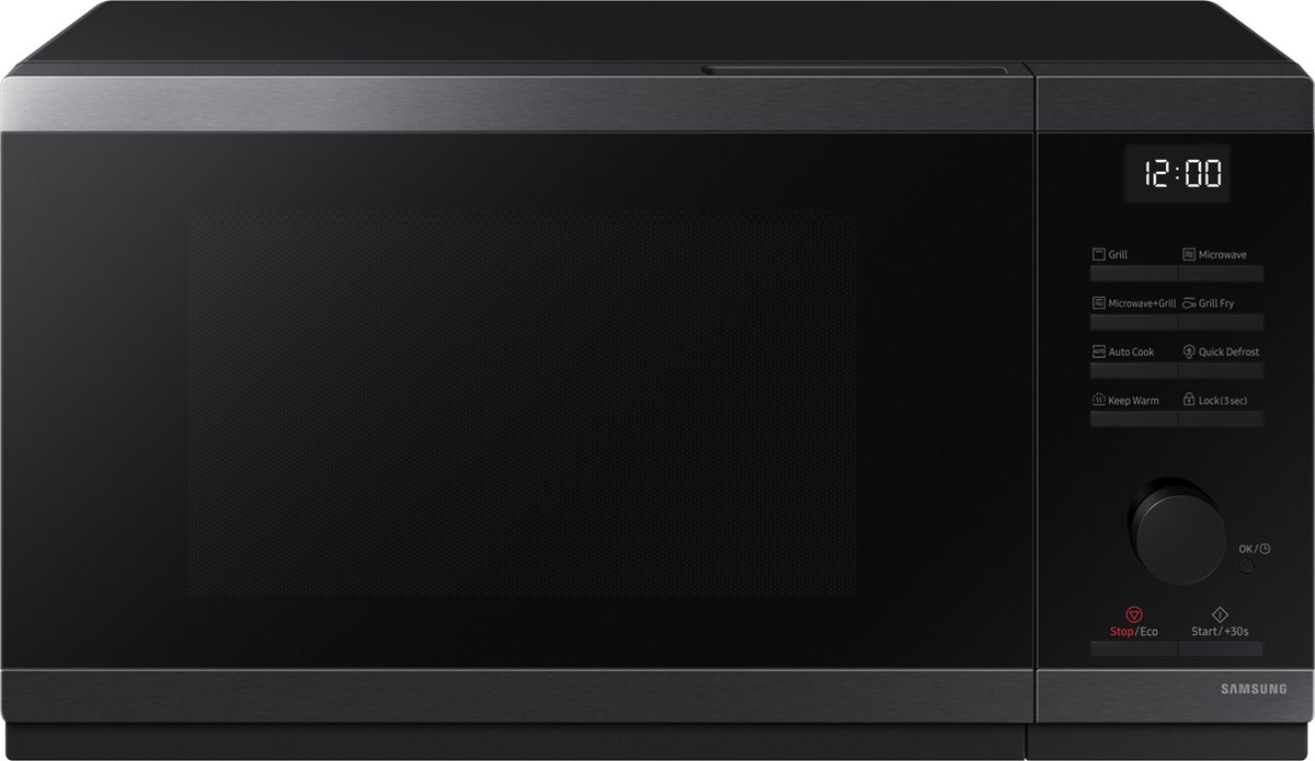 Samsung MG23DG4524CG Negro, Acero inoxidable Microondas con grill Encimera 23 L 800 W