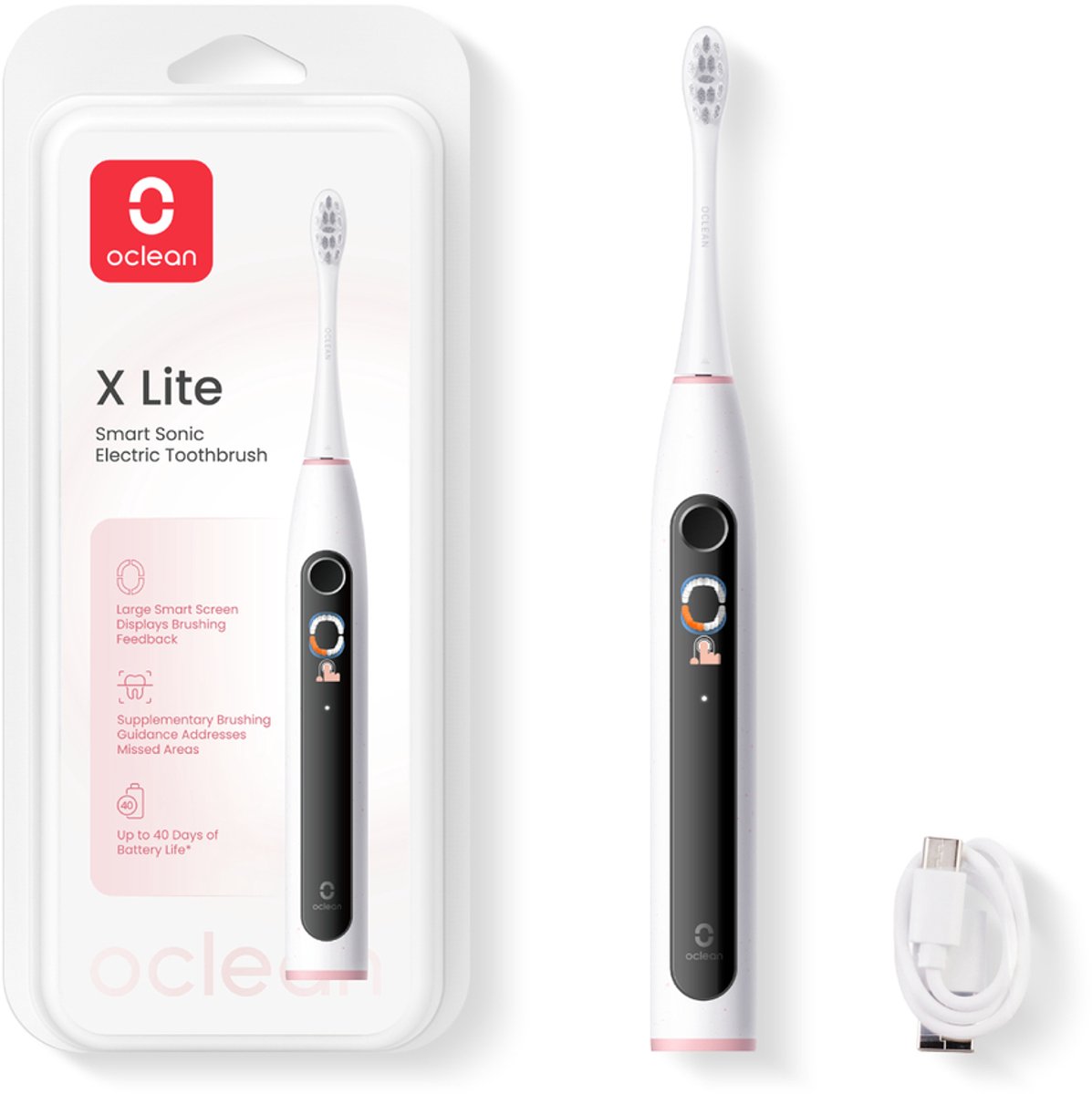 Oclean Eltandbørste Electric Toothbrush X Lite Grey