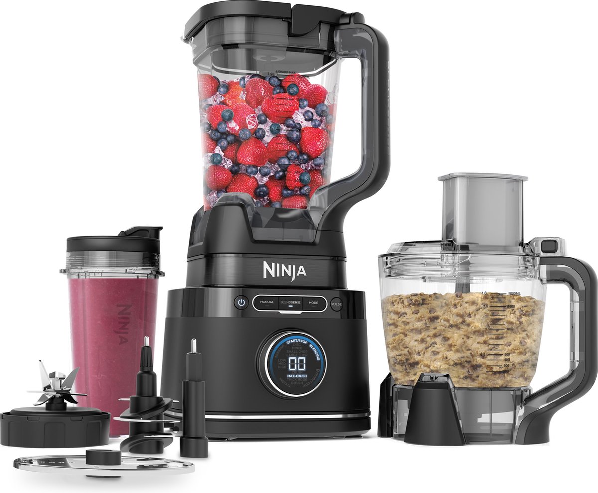 Batidora Vaso Ninja TB401EU | 1200W | PROC.ALIMENT | 2,1L
