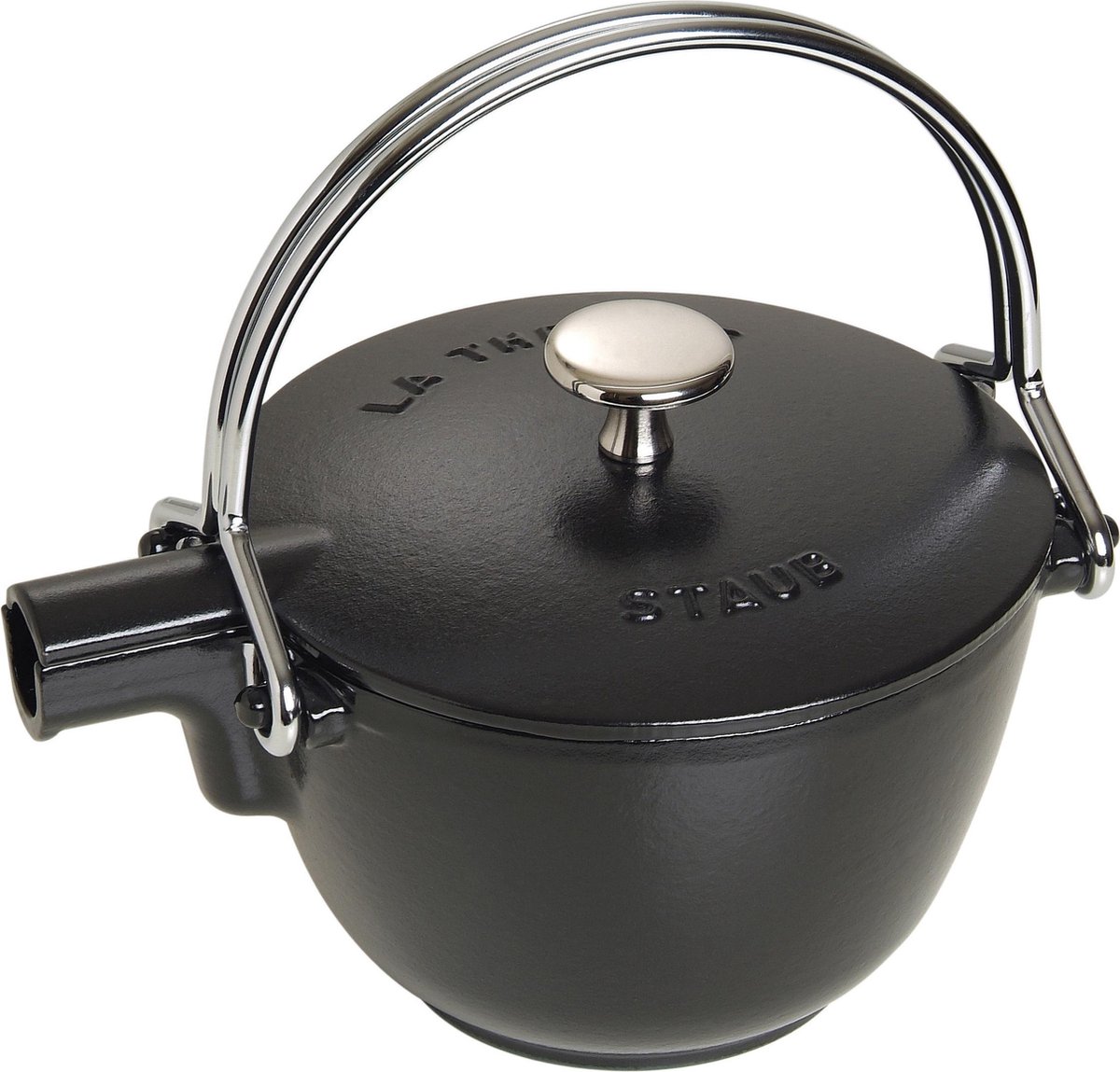 STAUB Tetera redonda Staub 1,15 L negro