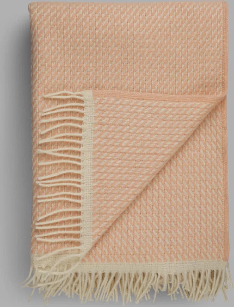 Røros Tweed Manta Mello 150x210 cm Powder pink