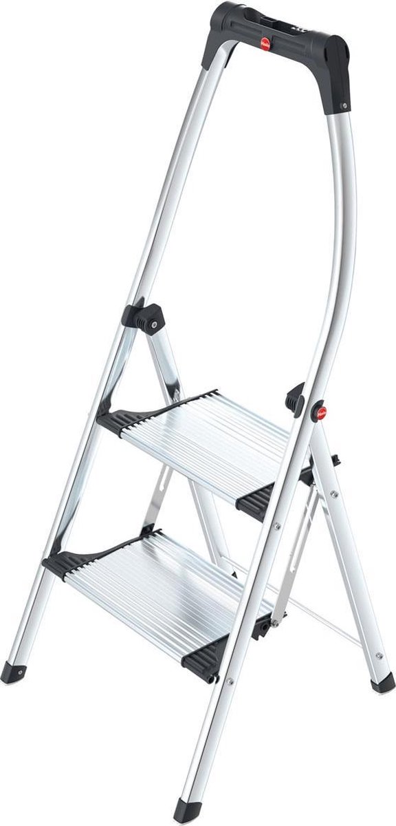 Hailo K100 Topline 2 Klapptrittleiter 119 cm Aluminium 150 kg