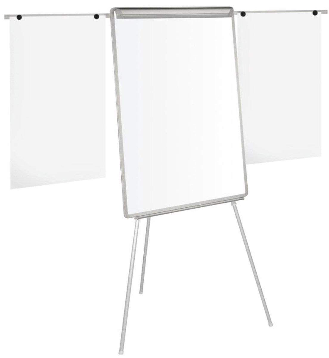 Bi-Office Easy Flipchart Stahl 70 (B) x 185 (H) cm Grau