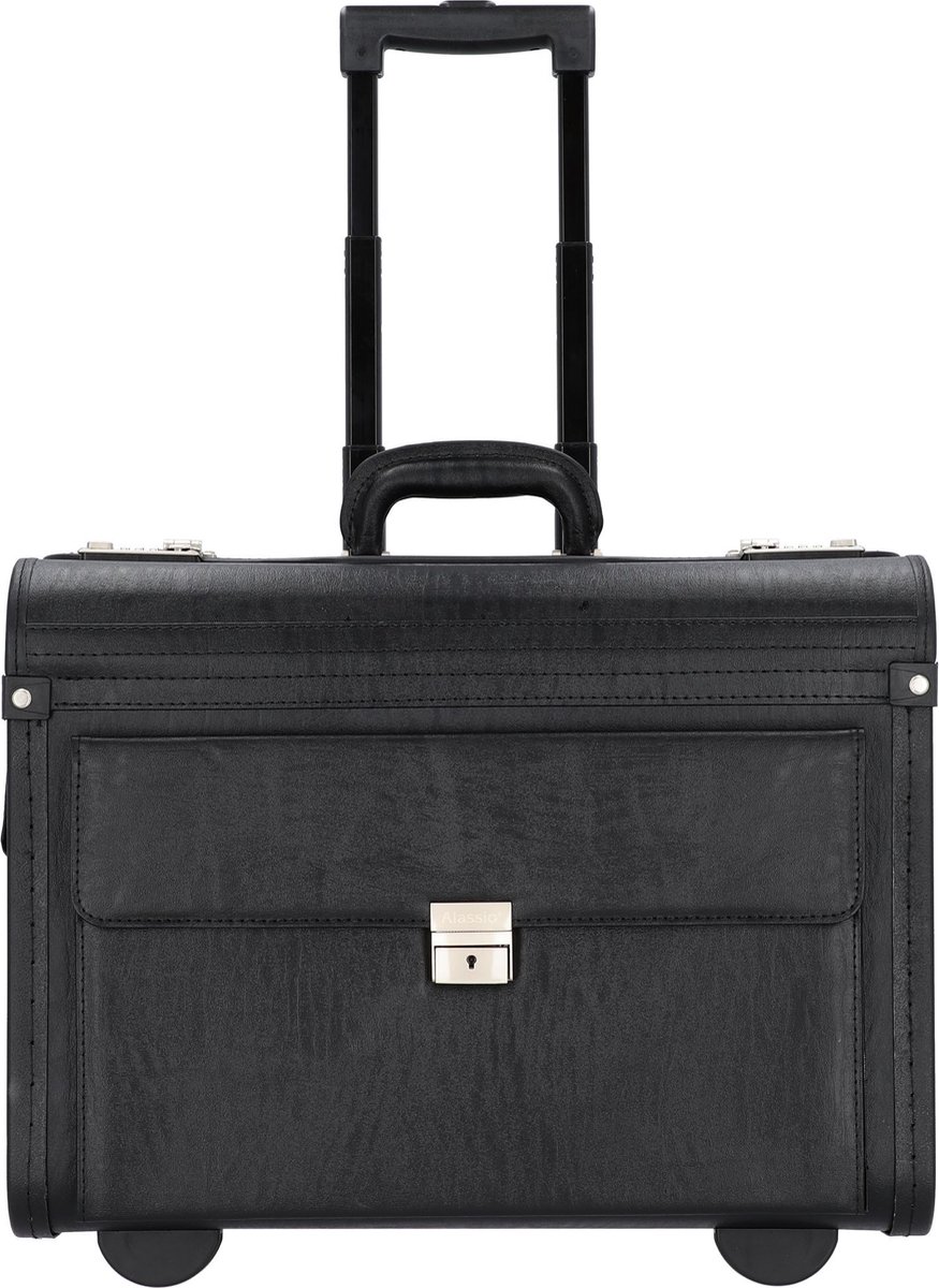 Alassio Pilotenkoffer SILVANA 48 x 23 x 39,5 cm Schwarz