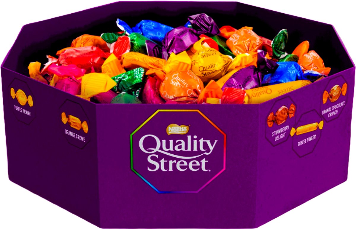 Nestle Quality Street Chocolate Tub 550g 12606305