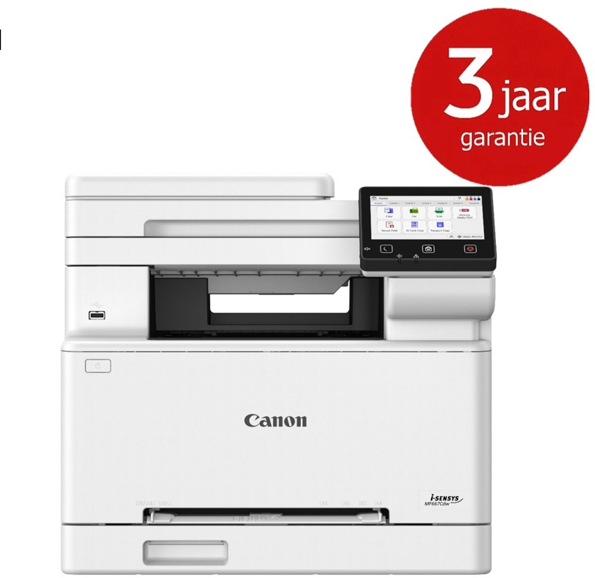 Canon i-SENSYS MF6600 Serie MF667Cdw Farblaser-Multifunktionsdrucker DIN A4 Schwarz, Weiß