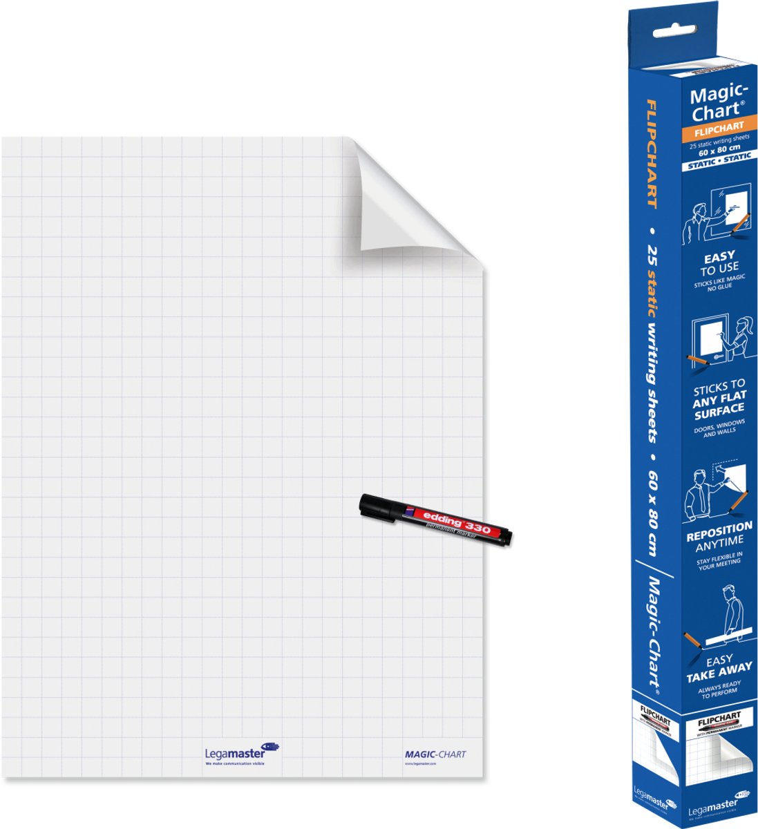 Legamaster Magic-Chart flipchart foil 60x80cm
