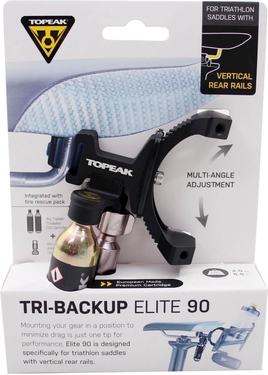 Porte bidon Topeak Tri-BackUp Elite 90
