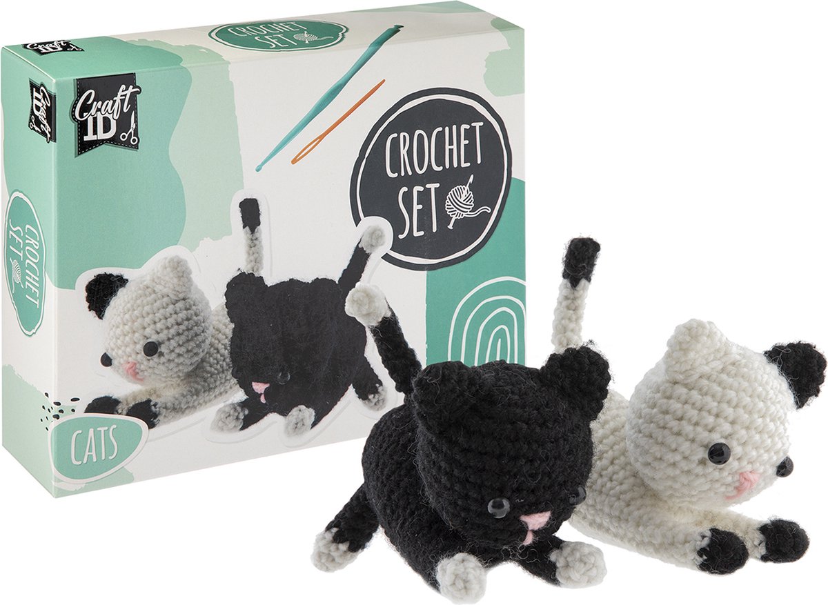 Creative Craft Group CROCHET KIT Crochet kit CAT 2 pcs.