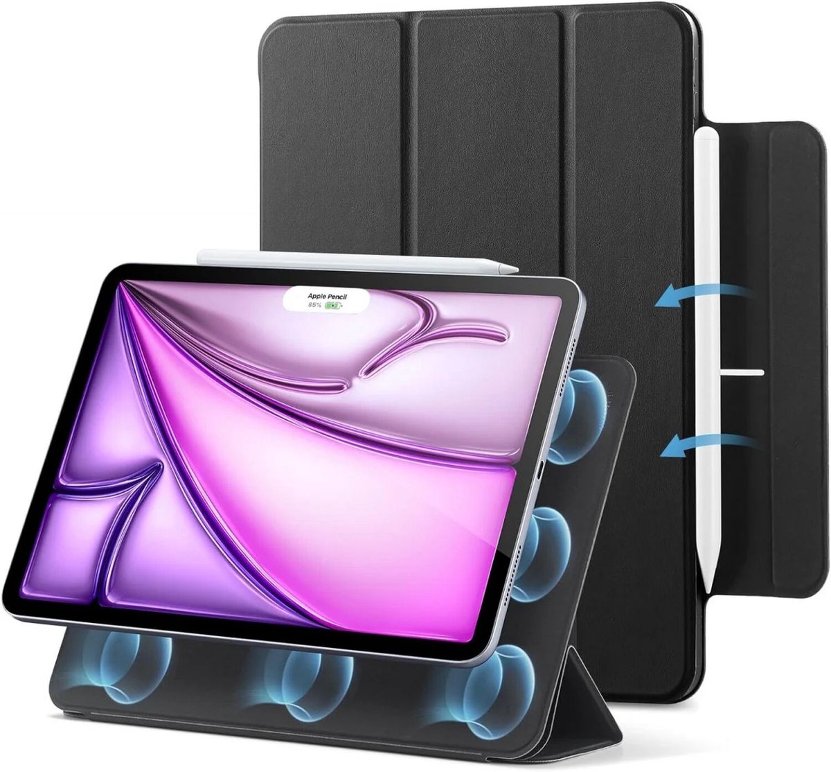 ESR Rebound Magnetic Case Cover per tablet Apple iPad Air 13 (M5, 2026), iPad Air 13 (M3, 2025), iPad Air 13 (M2, 2024), iPad Pro 12.9 (Gen.6, 2022), iPad Pro