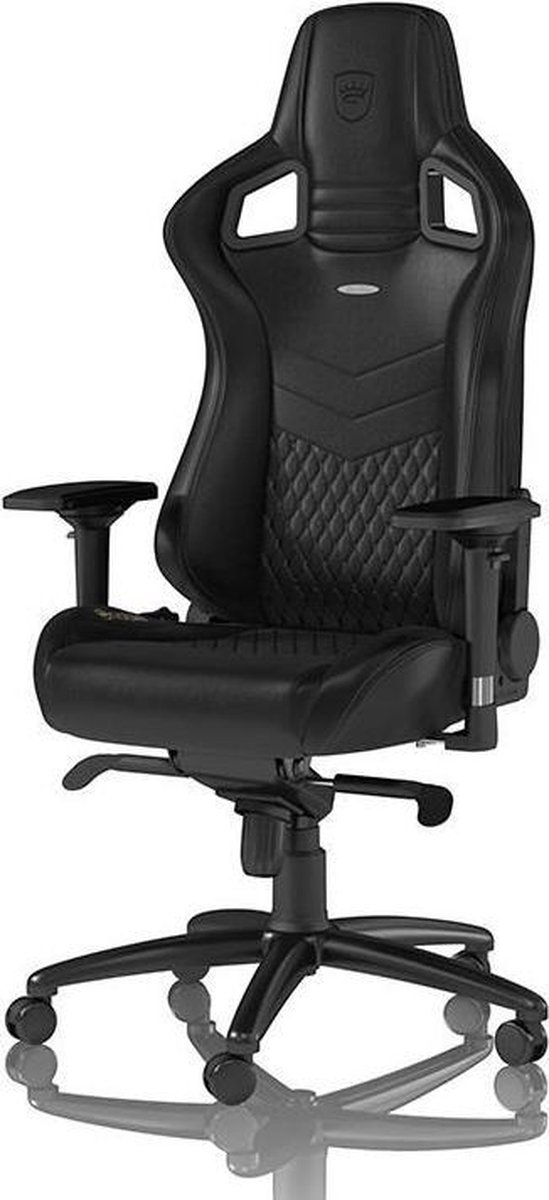 Noblechairs noblechairs EPIC Echtleder Gaming Stuhl - schwarz Sedia da gioco Multicolore