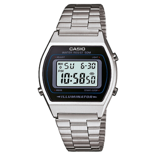 Casio Vintage Edgy B640WD-1AVEF Unisex Digital Klocka - Silver