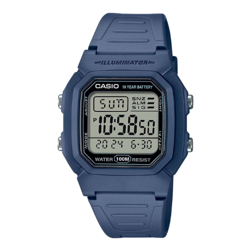 Casio W-800H-2AVES Timeless Collection Digitalklocka - Blå