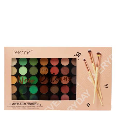 Technic New Orlean Palette & Brush Makeup Gåvoset