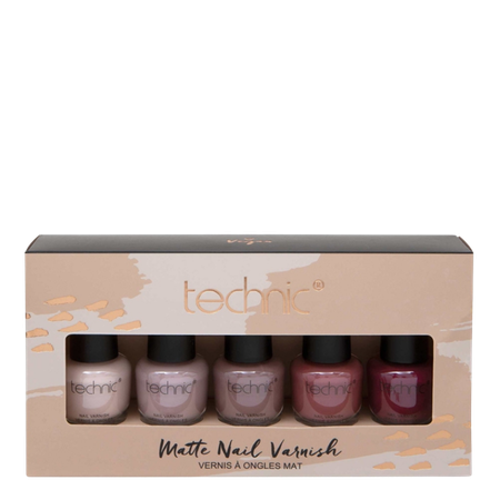 Technic Matt Nagellack Set – 5 st