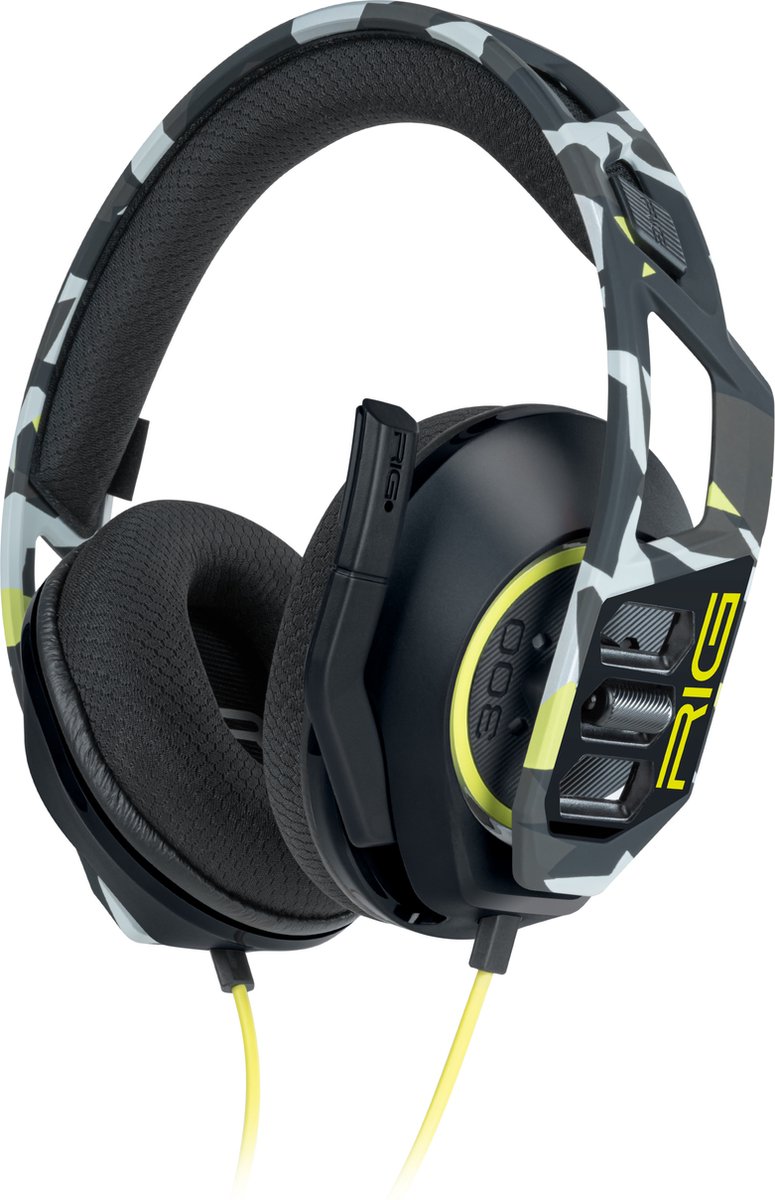 NACON Rig Headphones 300 Pro HS - Acid - Wired Headset - Sony PlayStation 5