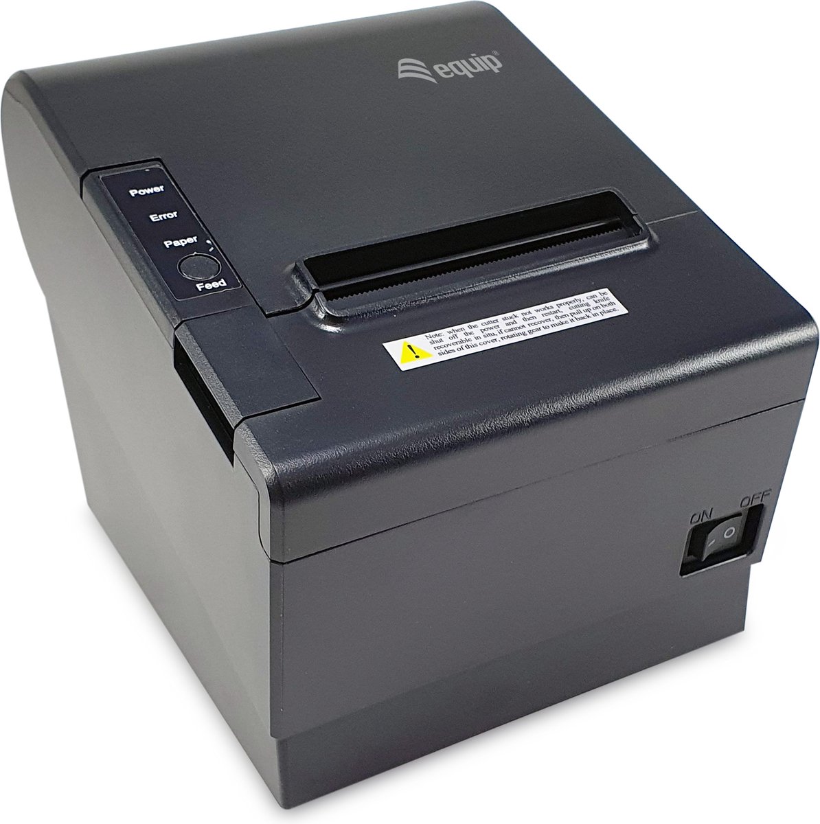 Conceptronic 351002 stampante termica pos per ricevute da 80 mm con taglierina automatica connessione usb/cassa black