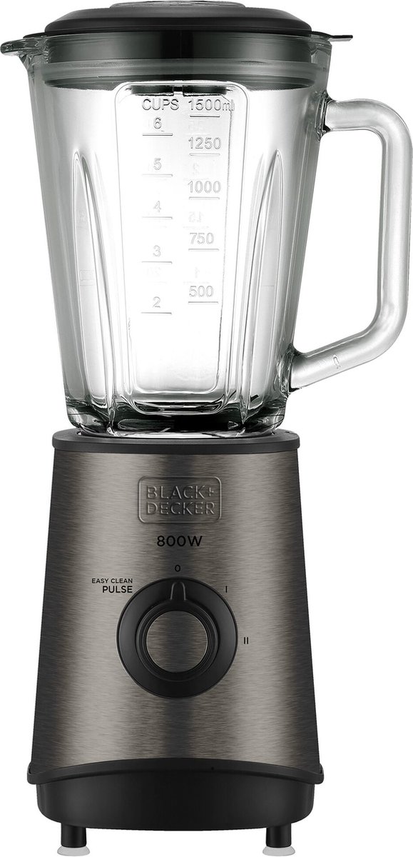 Black & Decker Blender Blender 800W Brushed Steel - 800 W
