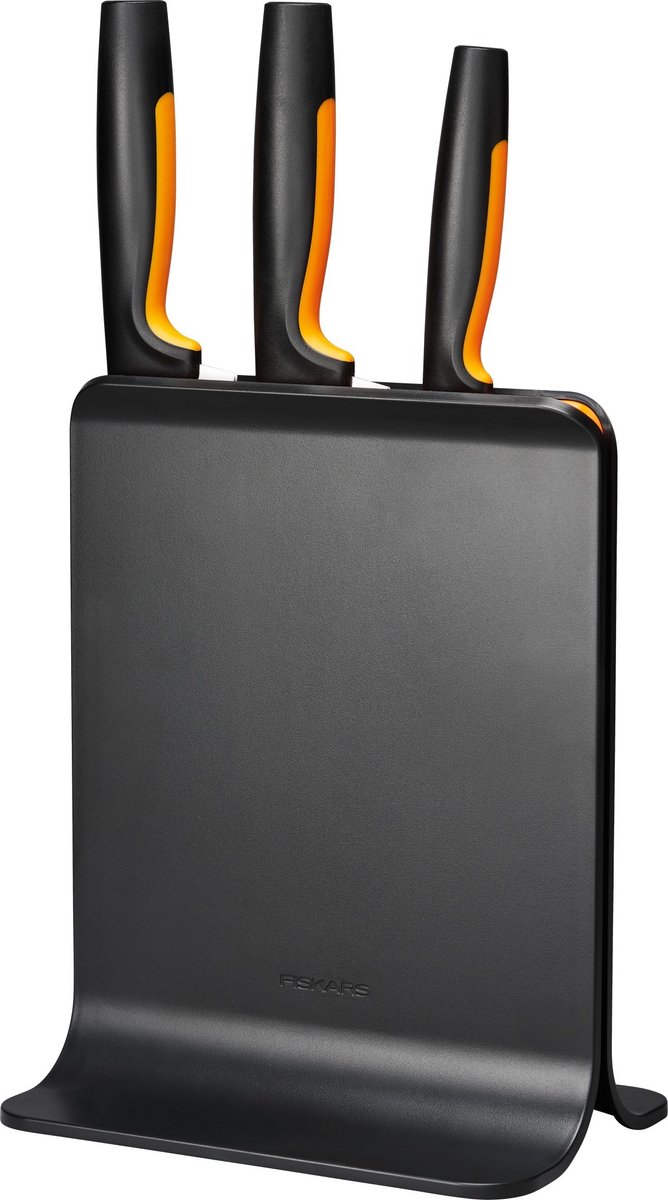 Fiskars Functional Form Plastic knife block 3 knives