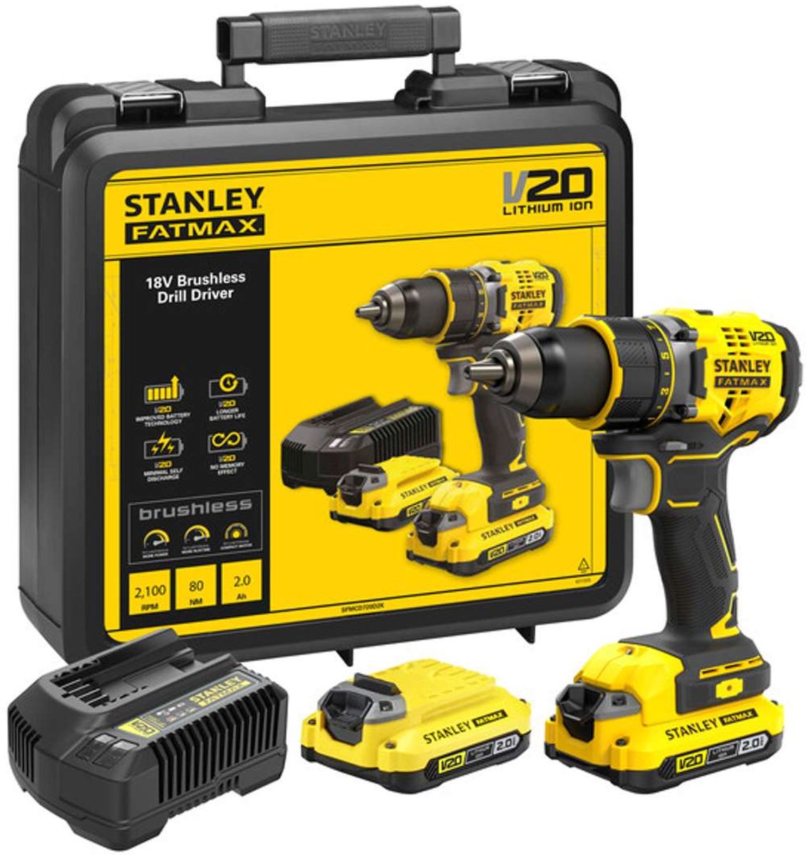 Stanley FATMAX 18V (SFMCD720D2K-QW)