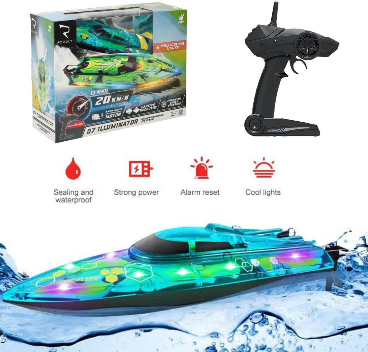 Syma REVOLT R/C Q7 Illuminator Boat