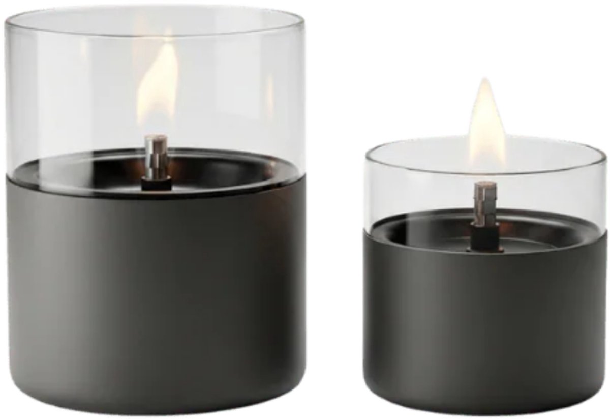 Tenderflame Lilly 8/10 Giftset Gun Metal Glass